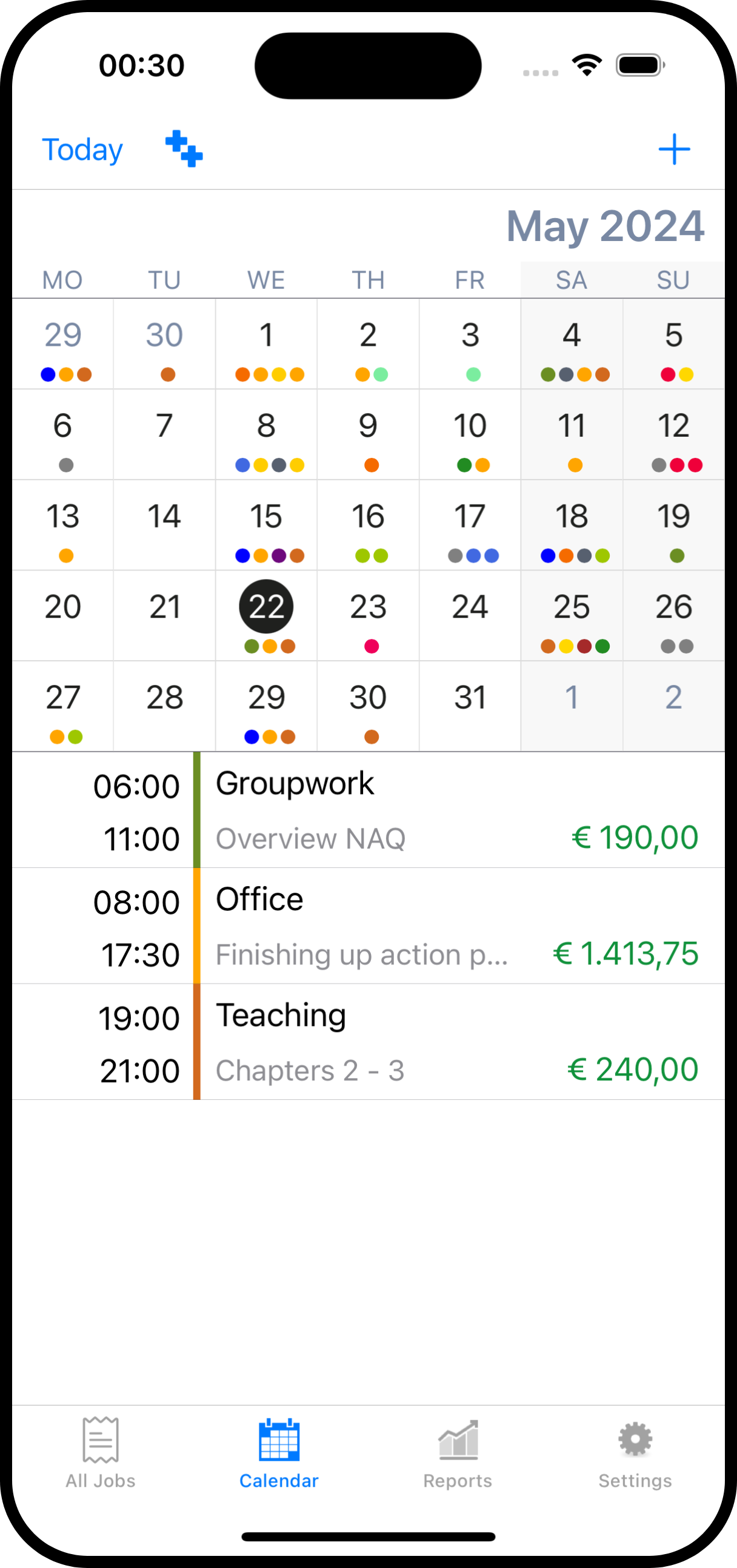 Salarybook Calendar