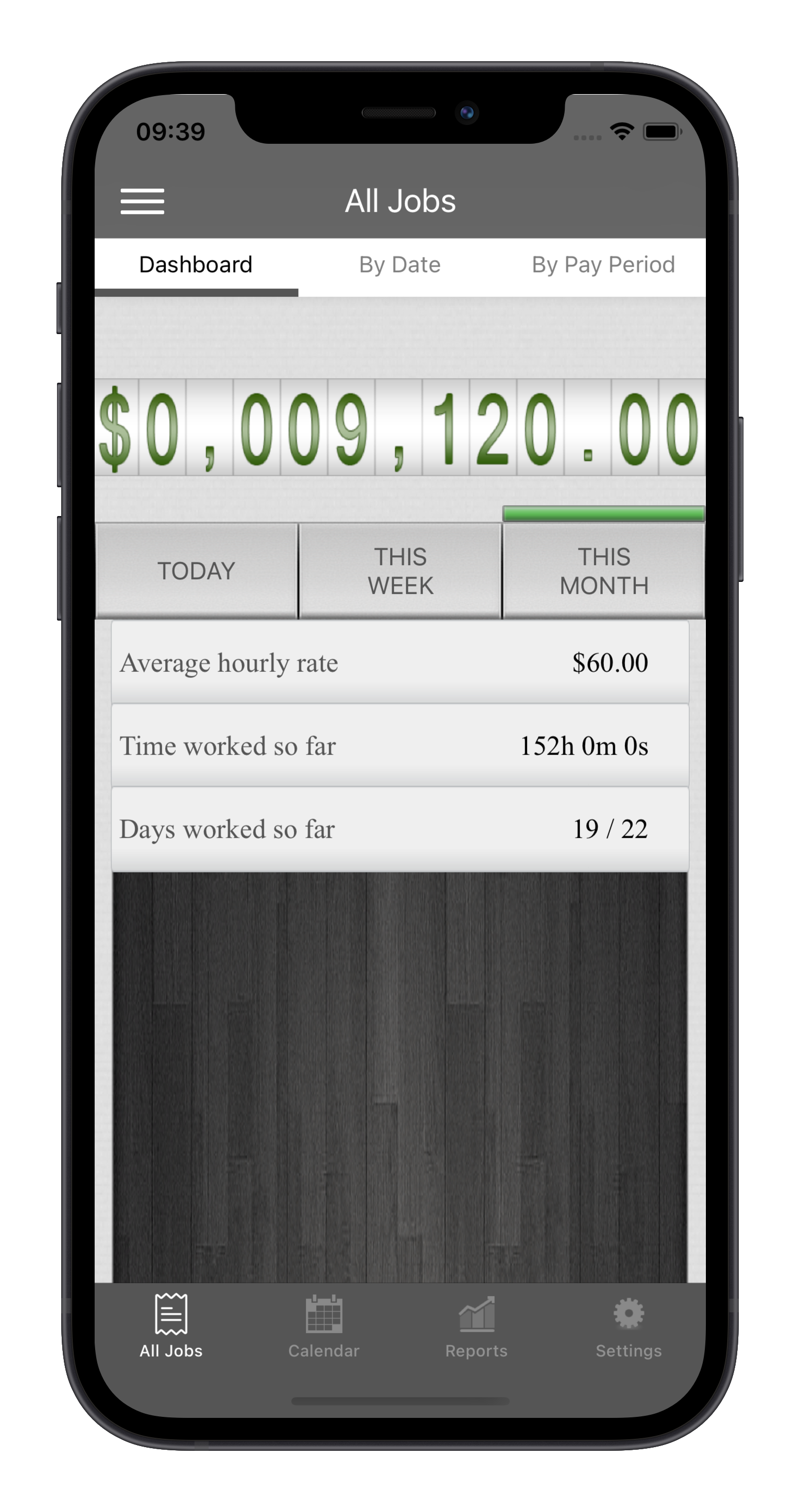 Salarybook HD screen